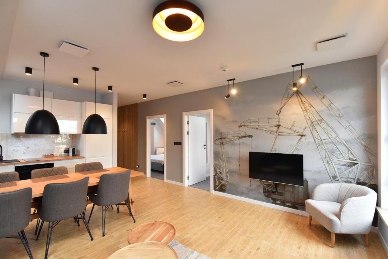 River'S Touch Apartament Grand Z Widokiem Na Odre ชเตชชิน ภายนอก รูปภาพ